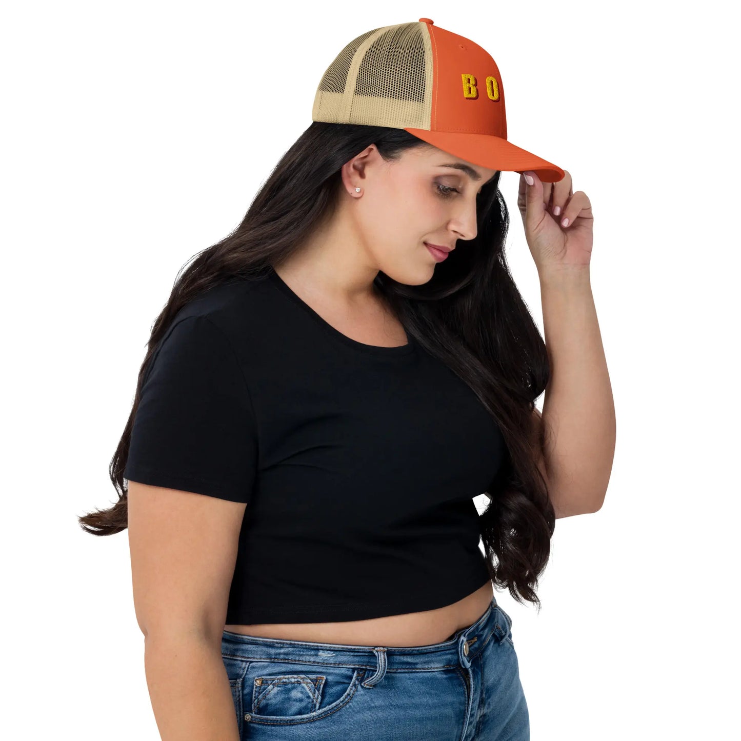 "BOSS" 3D Embroidered Trucker Hat | Performance Industrial Mesh Cap | Nova & Joy