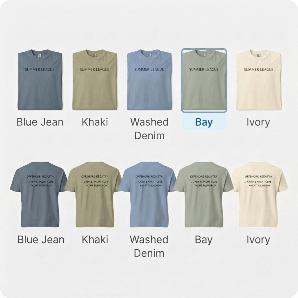 Summer League Regatta Heavyweight Tee