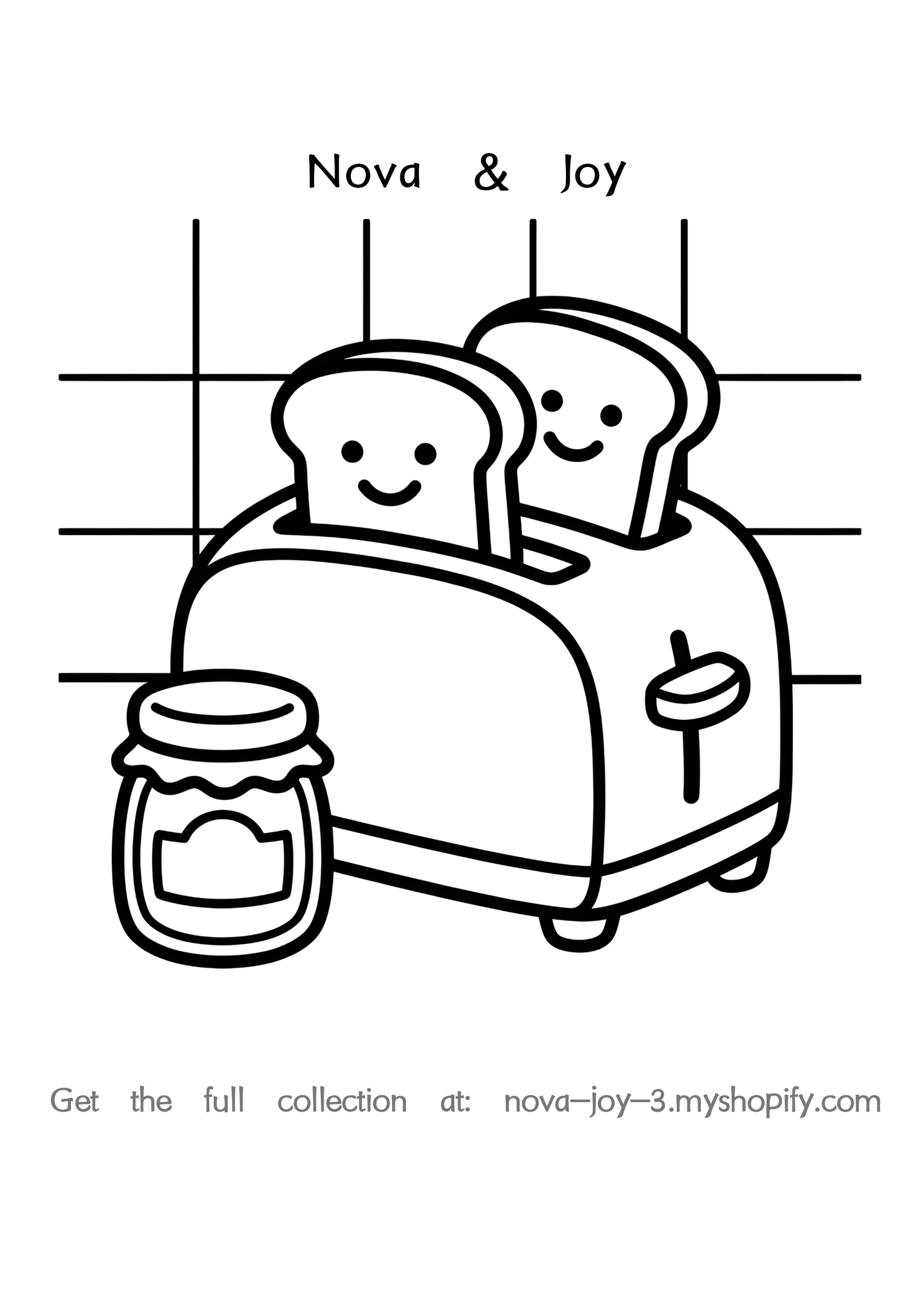 [FREE PDF] 3 Sample Pages: Cozy Morning & Cute Friends